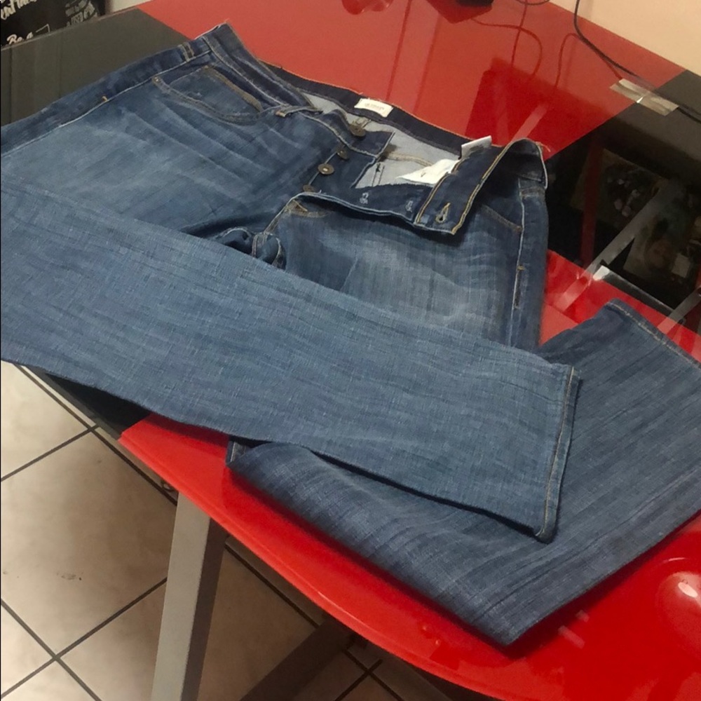Hudson Byron five pocket straight jeans, size 32